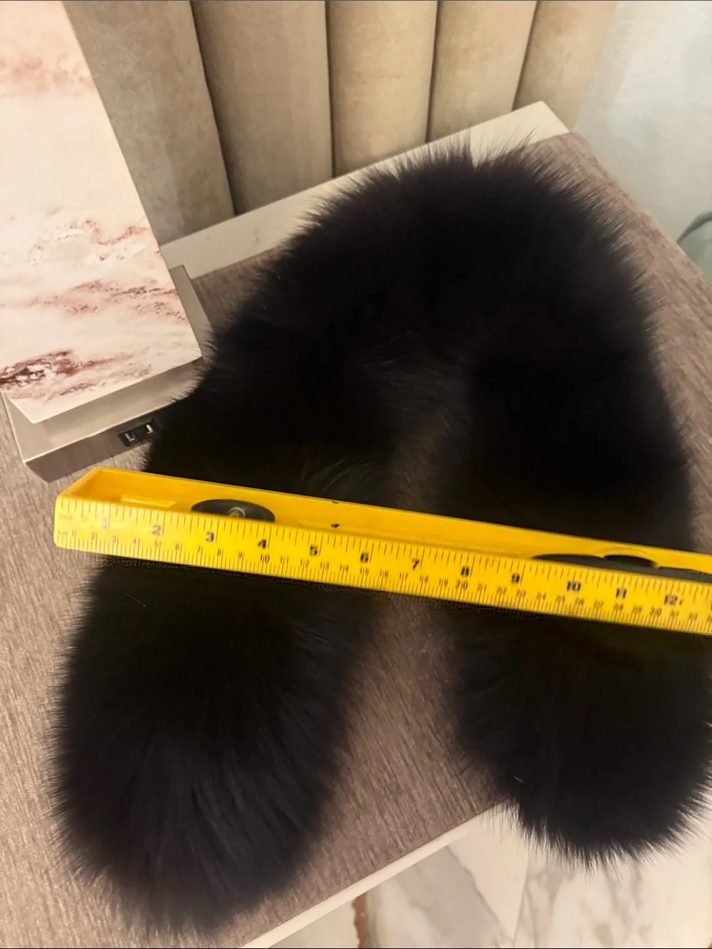 Real Fox fur black fox thick pelts